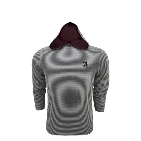 HL Grey Heather Hoodie M over S
