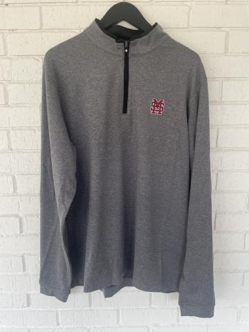 Grey with M over S