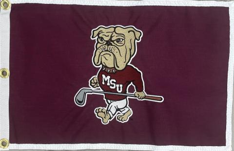 Golfing Bully Custom Flag